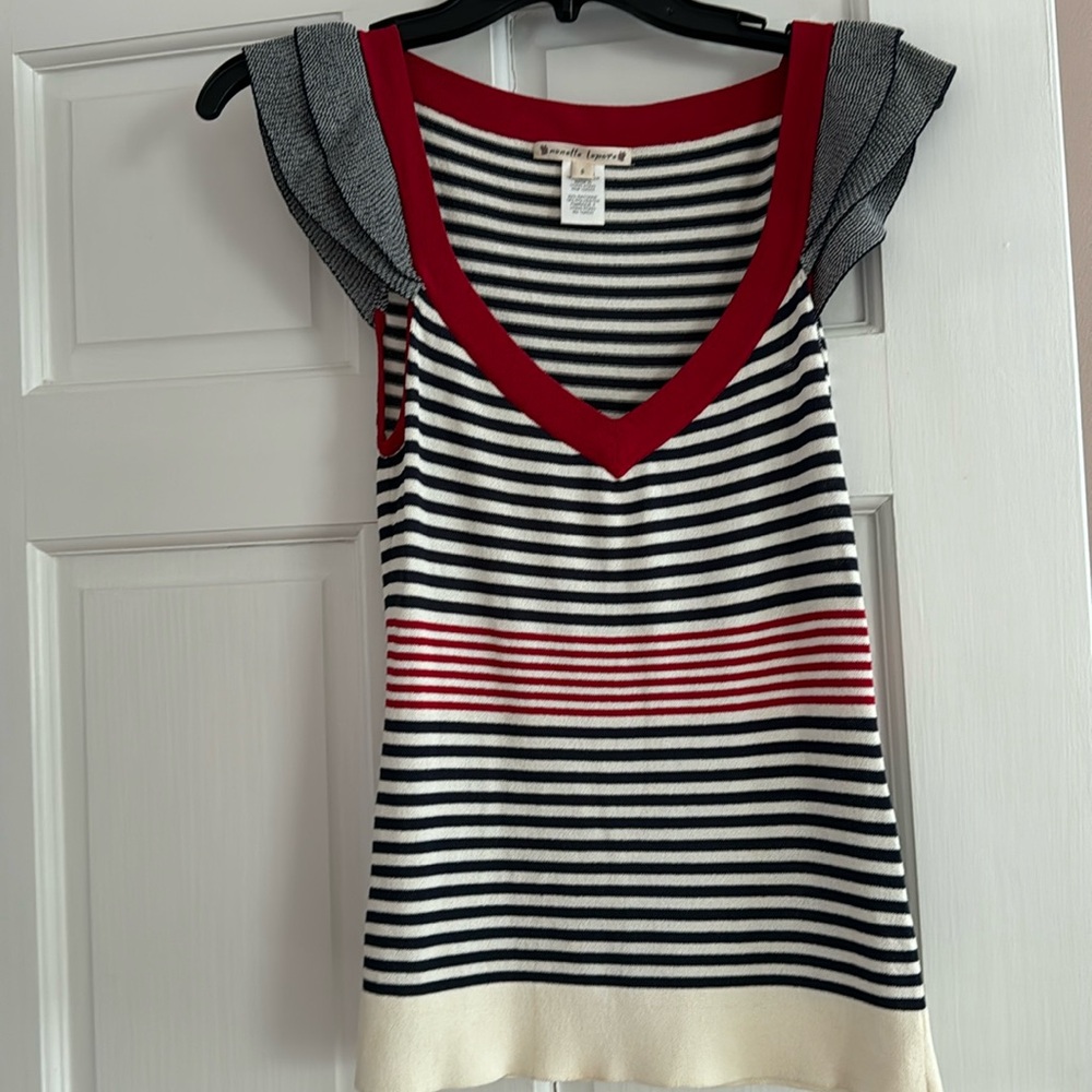 Nanette Lenpore striped top